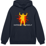 Bold and Energetic - The Express Yourself Hoodie - Dark blue men - Hoodies