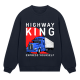 King of the Road - Express Yourself - Dark blue men - Sweatshirts