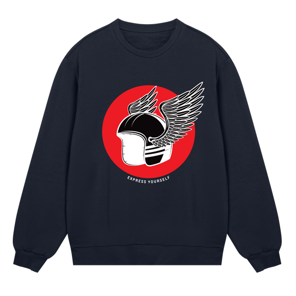 Winged Freedom Sweatshirt - Dark blue men - Sweatshirts