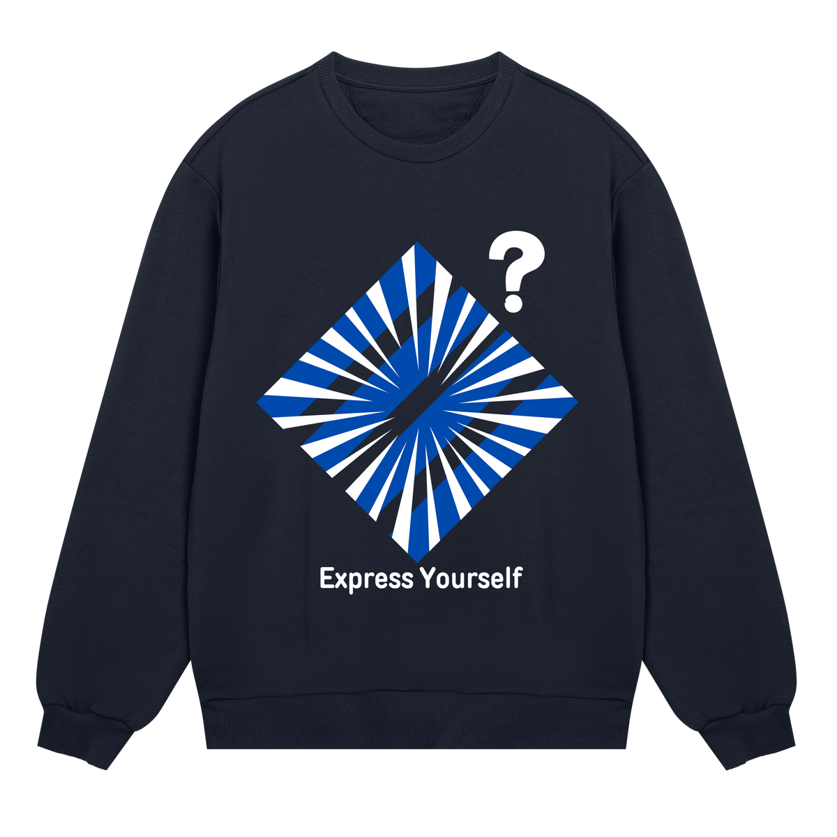 Question Your Limits - Dynamic Design - Dark blue men - Sweatshirts