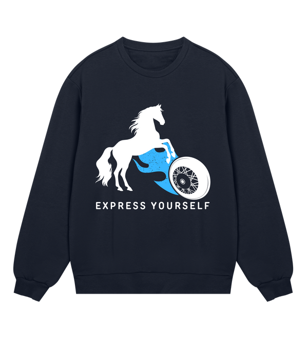 Minimalist Boldness Unveiled Sweatshirt - Dark blue men - Sweatshirts