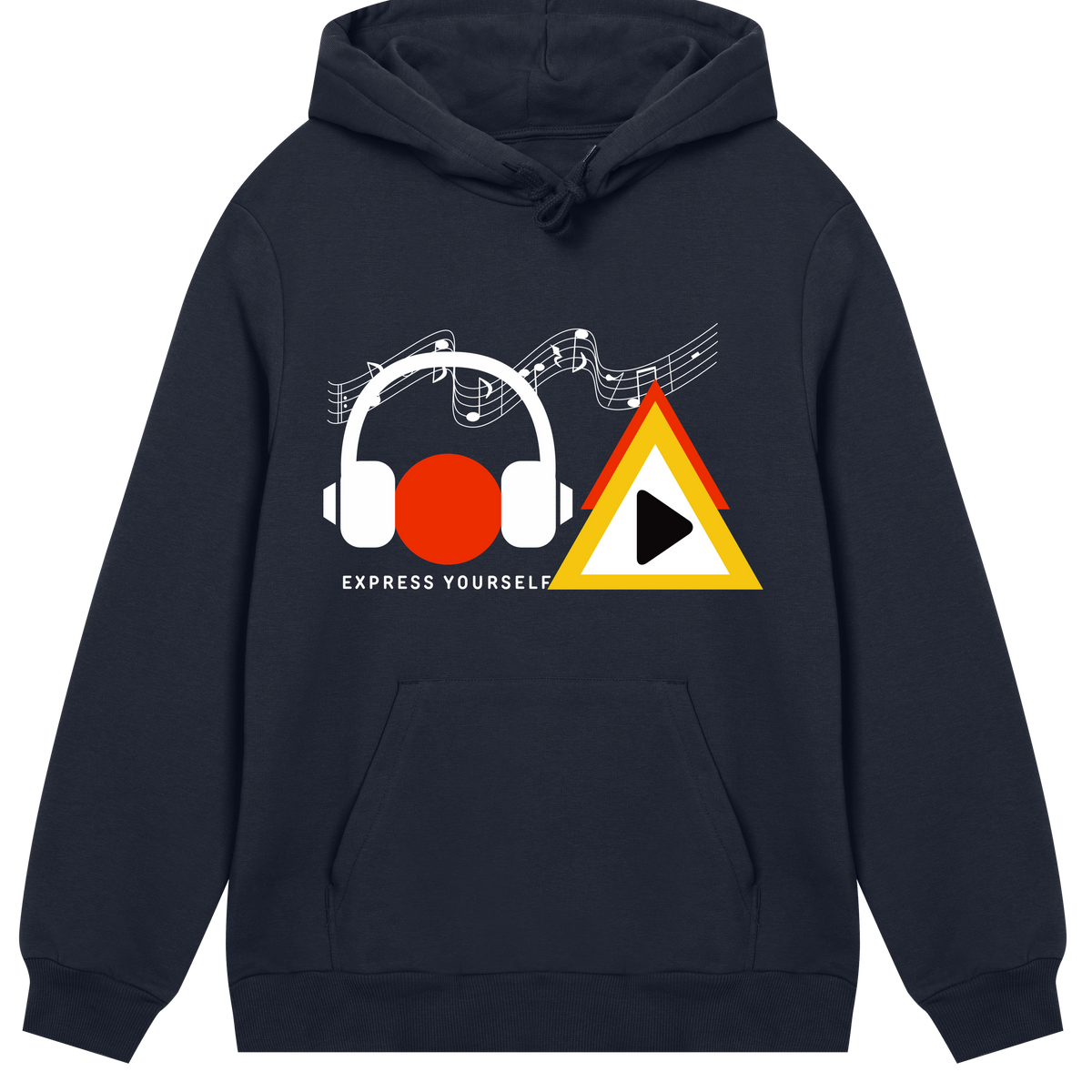 Stride in Style - Bold and Timeless Hoodie - Dark blue men - Hoodies