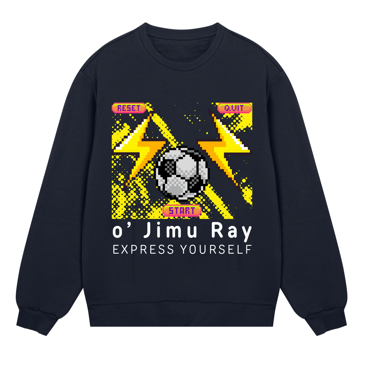 Game On - Retro Soccer Style - Dark blue men - Sweatshirts