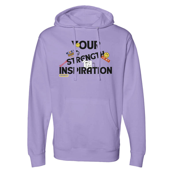 Celebrating Dad - Your Strength Inspires Me - Lavender - Sweatshirts