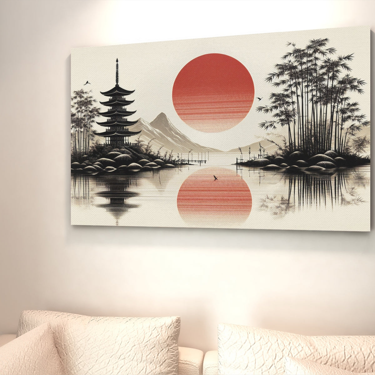 Zen Serenity at Sunset - - Posters