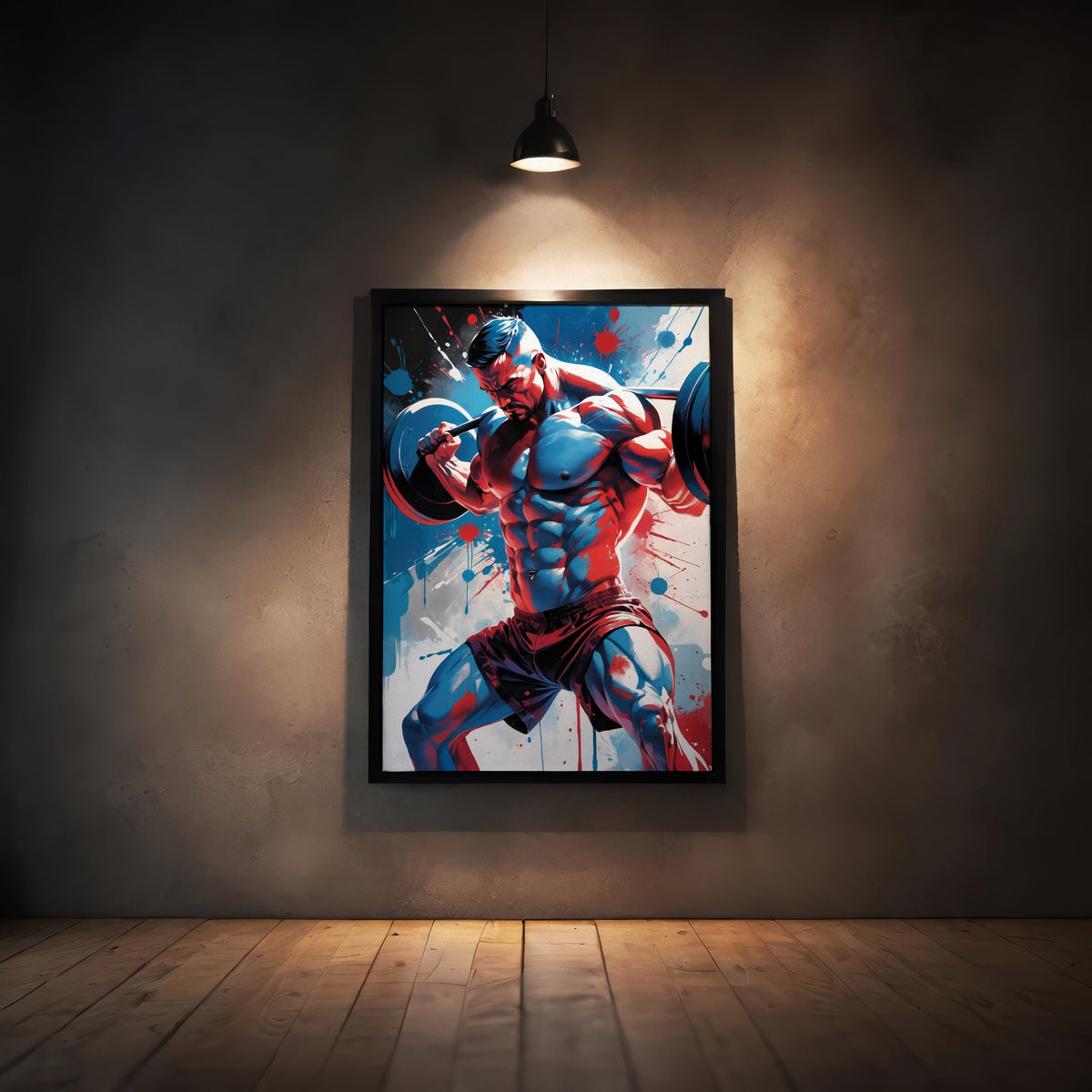 Muscle Meets Masterpiece - 24x36 - Framed Posters