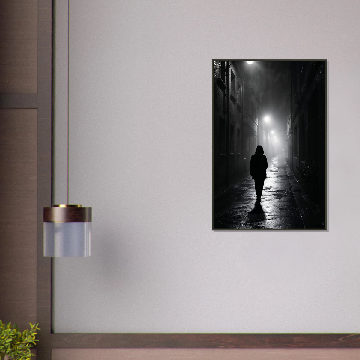 Moody Urban Poster Gift for Story Lovers - Default Title - Metal Framed Posters