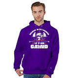 Strength and Resilience - Gear Up with Gym Power - Purple - Hoodies