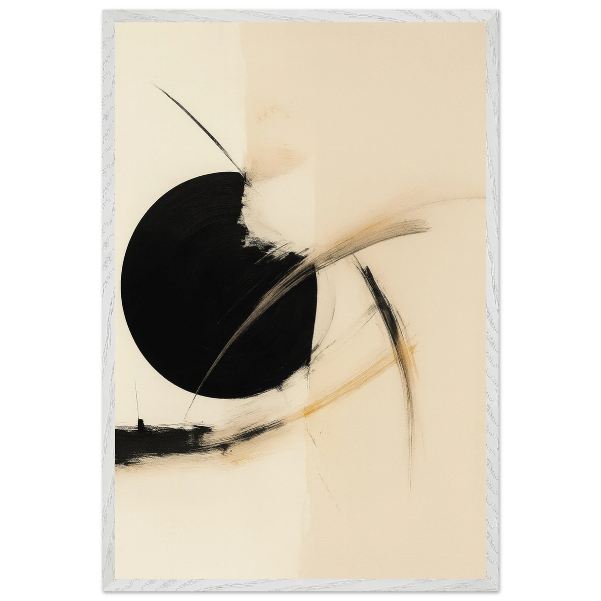 Abstract Balance Wooden Framed Poster – A Gift of Memory - - Wooden Framed Posters