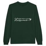 Hurricane Vibes - Bold Longsleeve Tee - Forest Green - Sweatshirt