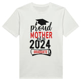 Honoring Success - Proud Mother of a 2024 Grad Tee - White - T-Shirts