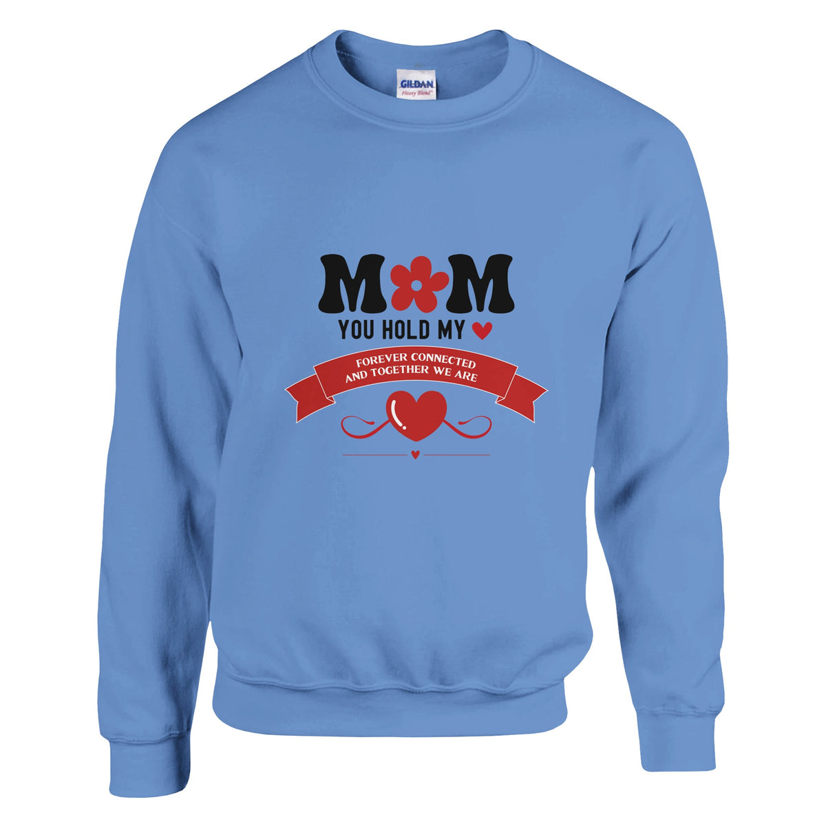 Together Always - Heart & Health Connection Crewneck - Carolina Blue - Sweatshirts