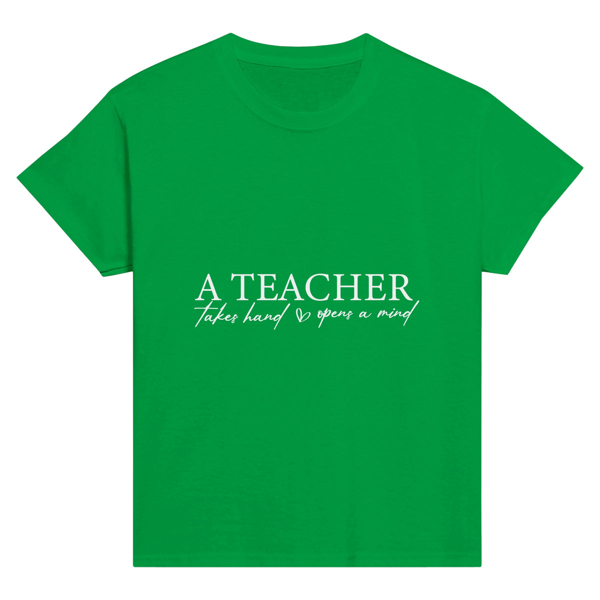 Teacher Tributes - Nurturing Minds, Touching Souls! - Irish Green - Print Material