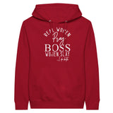 Strength in Style - Real Women, Real Boss - Red - Hoodies