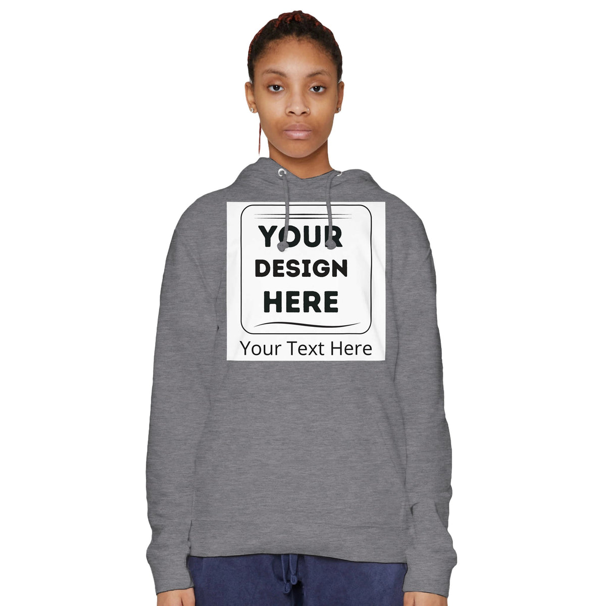 Year-Round Comfort - The Perfect Pullover Hoodie - Graphite Heather M - Print Material