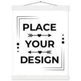 Vintage Vibes - Classic Matte Poster with Custom Magnetic Hangers - 27x35 cm 11x14″ White wall hanger - Posters With Hanger