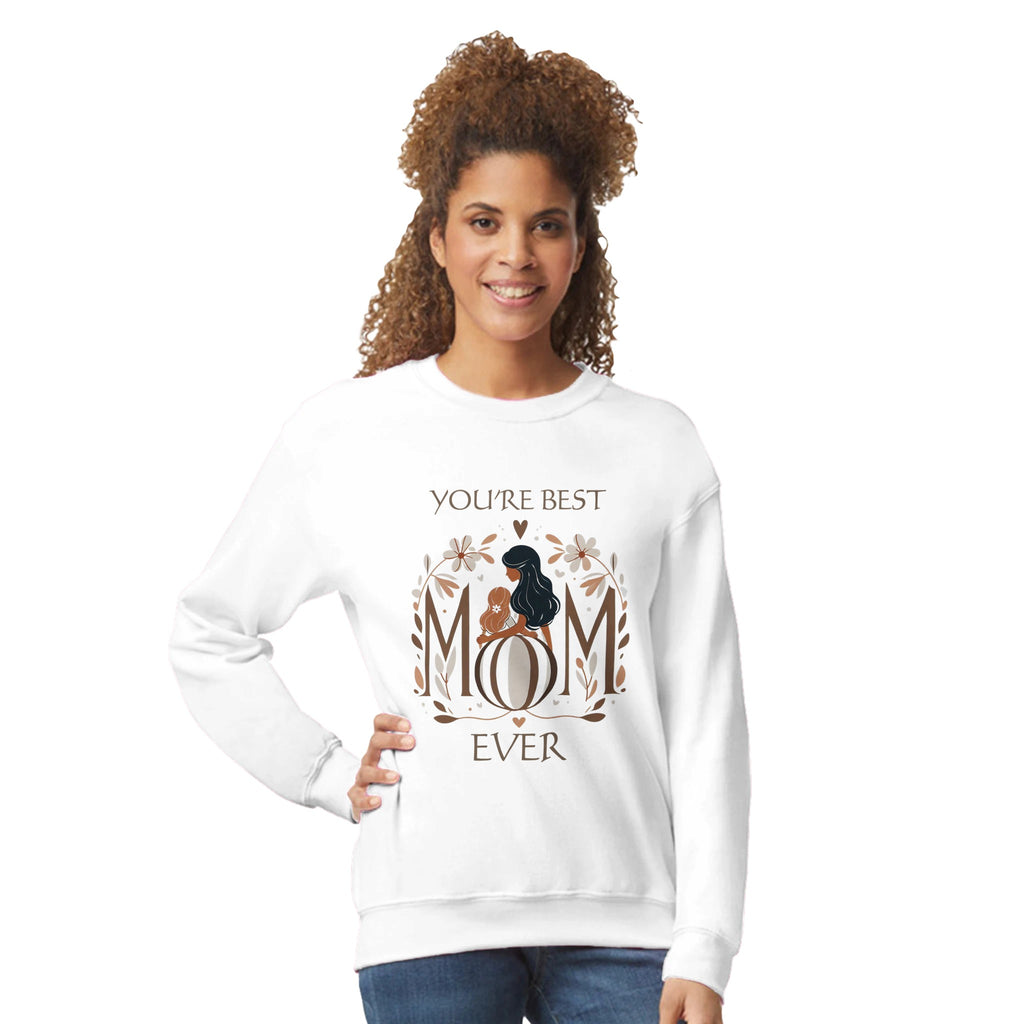 Matriarchal Melody - Wearing Warmth & Love - White - Sweatshirts