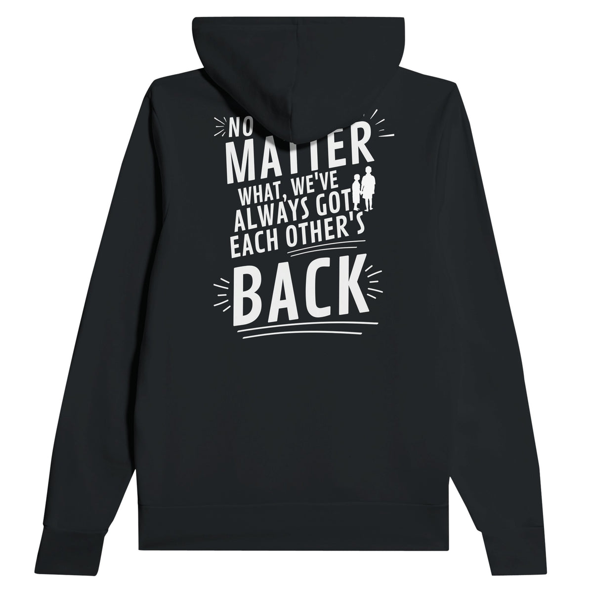 Forever Back-to-Back – The Bond of Brothers - Black - Hoodies