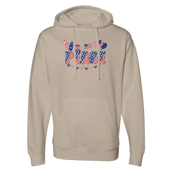 American Dream - Peace Hoodie - cement - Hooded Sweatshirt