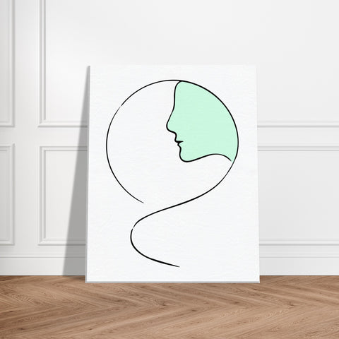 Image of Ethereal Silhouette - Contemporary Canvas Art