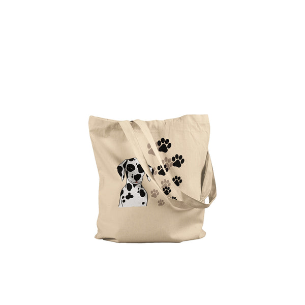 Black and White, Spots - A Dalmatian Dream - - Tote Bags