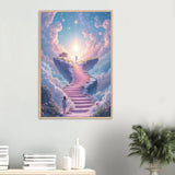 Stairway to Magic – Wooden Poster for Dreamers - Wood frame - Wooden Framed Posters