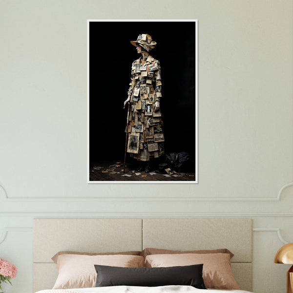 Ephemeral Echoes - Framed Photographic Art Print - White frame 60x90 cm 24x36″ - Wooden Framed Posters