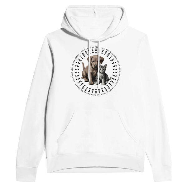 Unisex Pullover Hoodie | Bella + Canvas 3719 - White - Hoodies