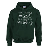 Optimism Overload - Train Your Mind Attire - Forest Green - Hoodies