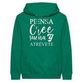 Empowerment in Motion - 'Piensa, Cree, Sueña, Atrévete' Hoodie - Kelly - Hoodies