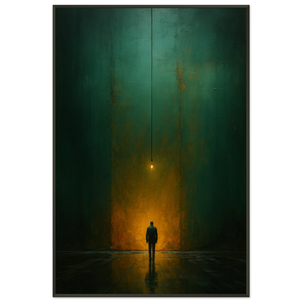 Solitude & Light – Premium Metal Framed Poster Gift - - Metal Framed Posters