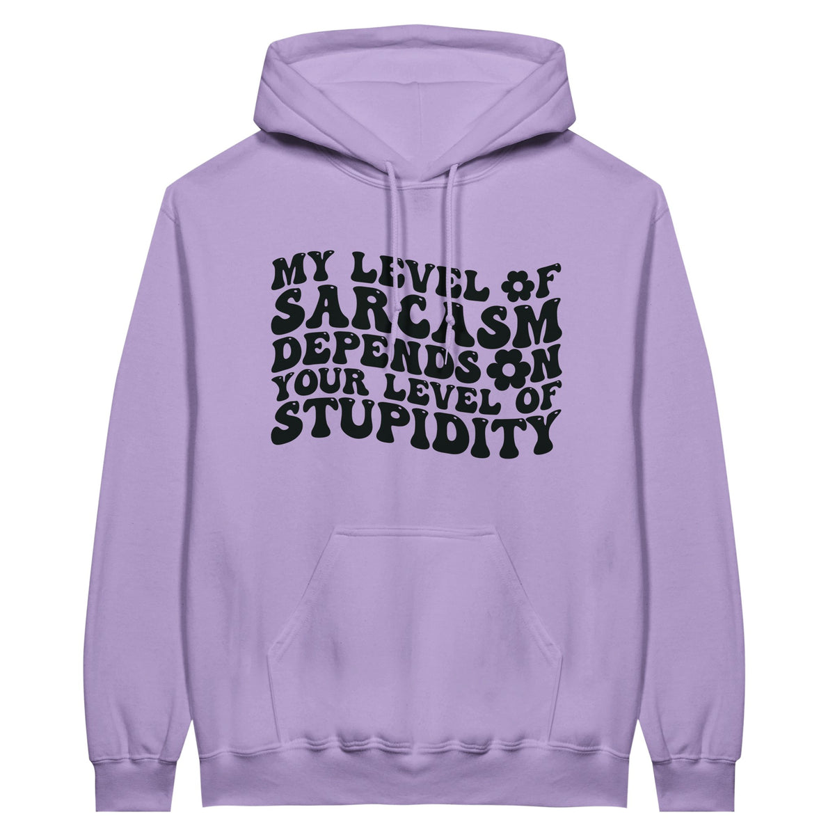 Classic Sarcasm Hoodie – Embrace Your Wit with Style - Orchid - Hoodies