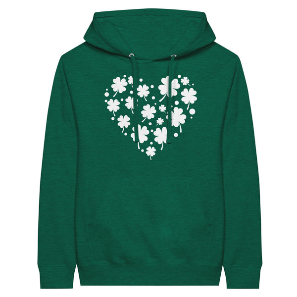 Blooming Memories - Red Heart Flower Unisex Hoodie - Heather Kelly - Hoodies