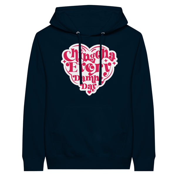 Chingona Every Damn Day – Premium Unisex Pullover Hoodie - Navy - Pullover Hoodies