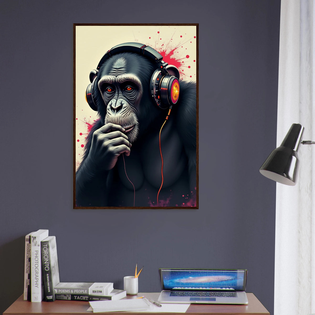 For the Music Lover – Framed Poster Gift - Dark wood frame - Wooden Framed Posters