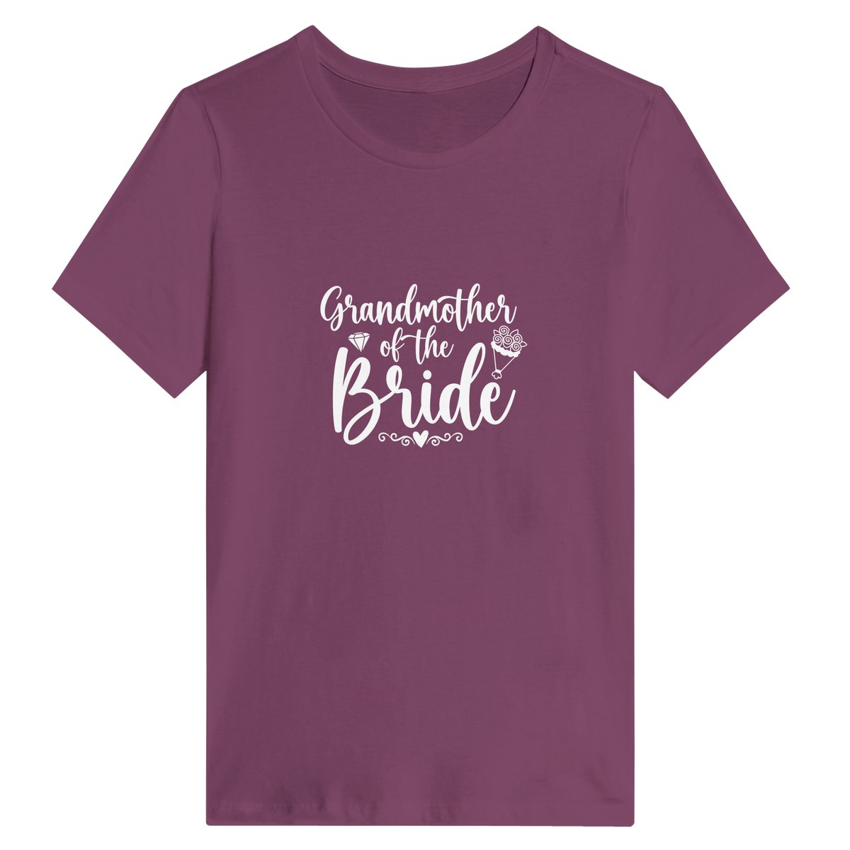 Guardian of Tradition - Celebrate with 'Grand Mother of Bride - Berry - T-Shirt