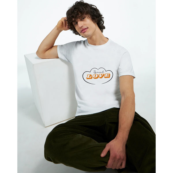 Orange Glow of Love - Where Memory Meets Art - White - T-shirts