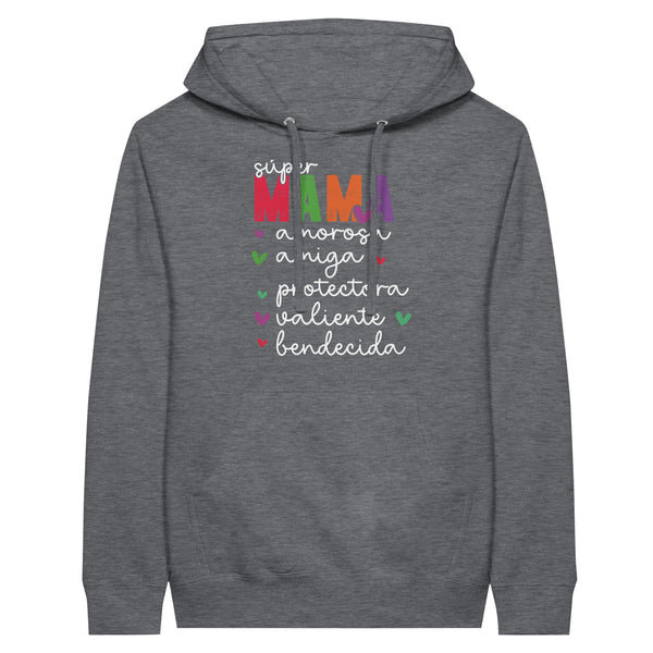 Soulful Sentiments - Embrace Every Emotion Unisex Pullover Hoodie - Charcoal Heather - Print Material