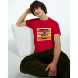 Respect All, Reject None - A Bold Statement - Red - T-shirts