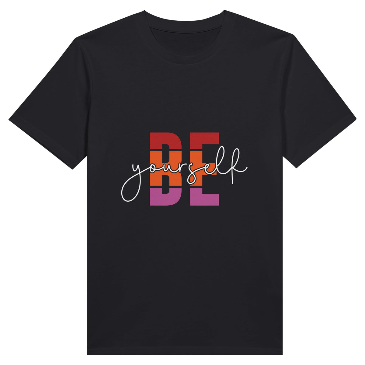 BE yourself - Embrace Individuality in Style - Black - Crewneck T.shirts