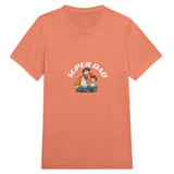 Super DAD - A Tribute in Threads - Orange Triblend - Print Material