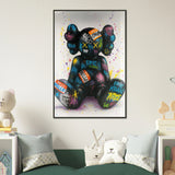 Urban Vibes Bear – Gift-Ready Framed Wall Poster - Default Title - Metal Framed Posters