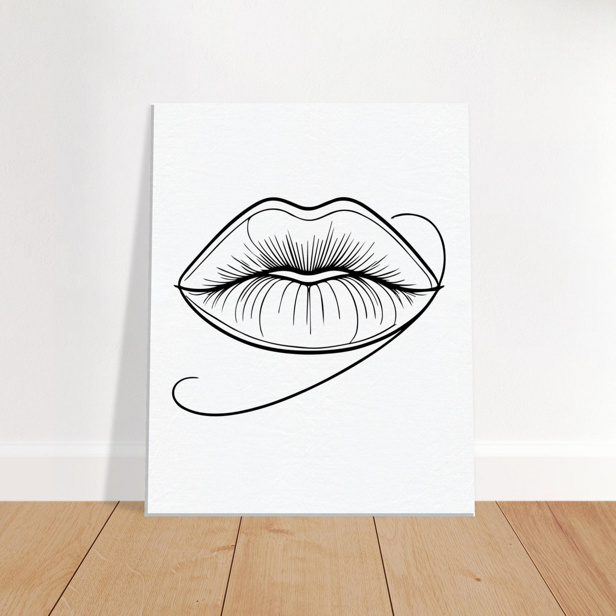 Immersive Lips Art- Canvas Print for Timeless Decor - - Canvas Prints