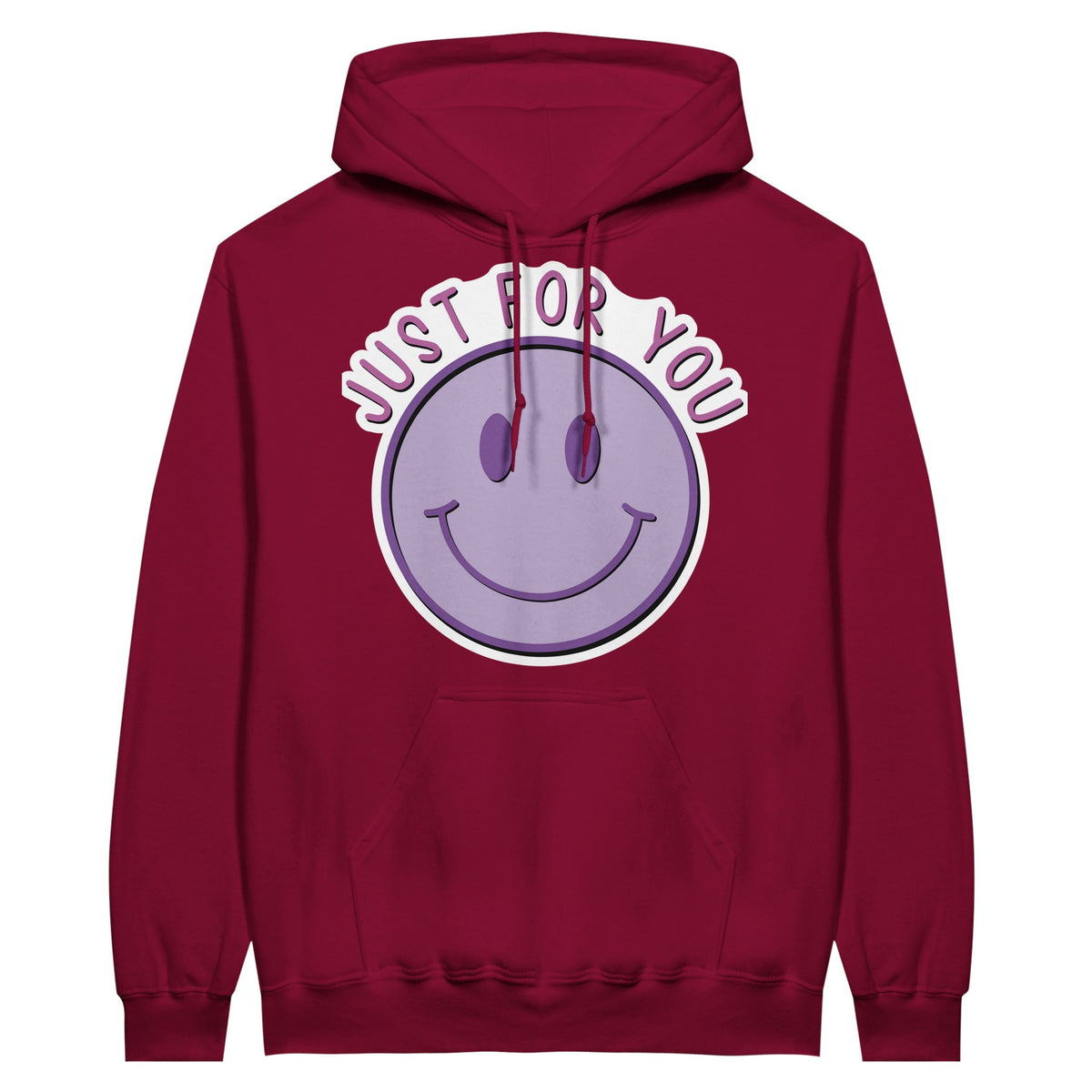 Embrace the Joy - Just for You - Unisex Pullover Hoodie - Cardinal Red - Hoodies