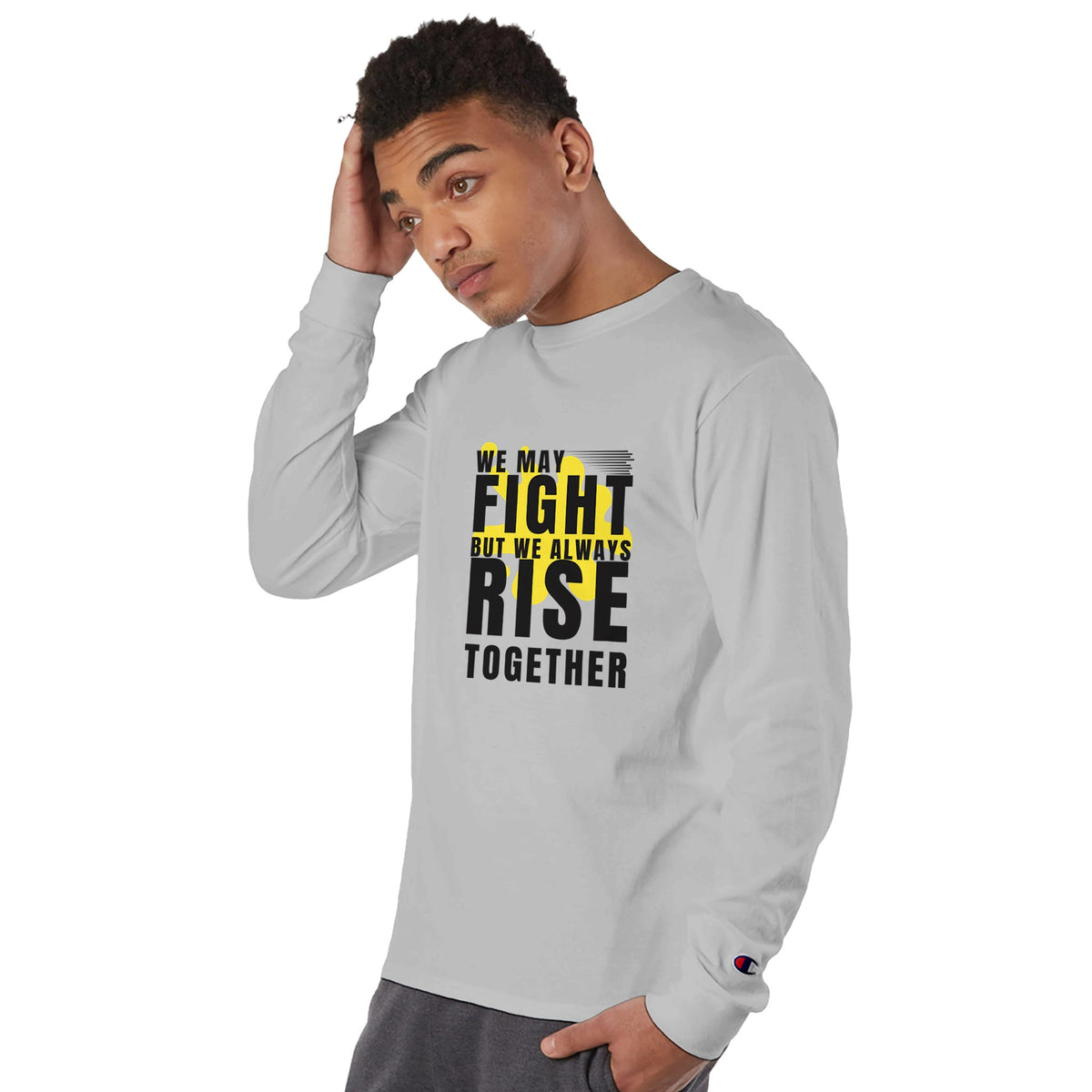 United We Stand - Brotherly Bonds Tee - light steel - T-shirts