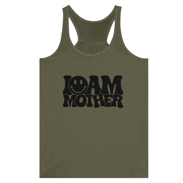 Empowering Identity - 'I Am Mother' Tribute - Military Green - Tank Tops