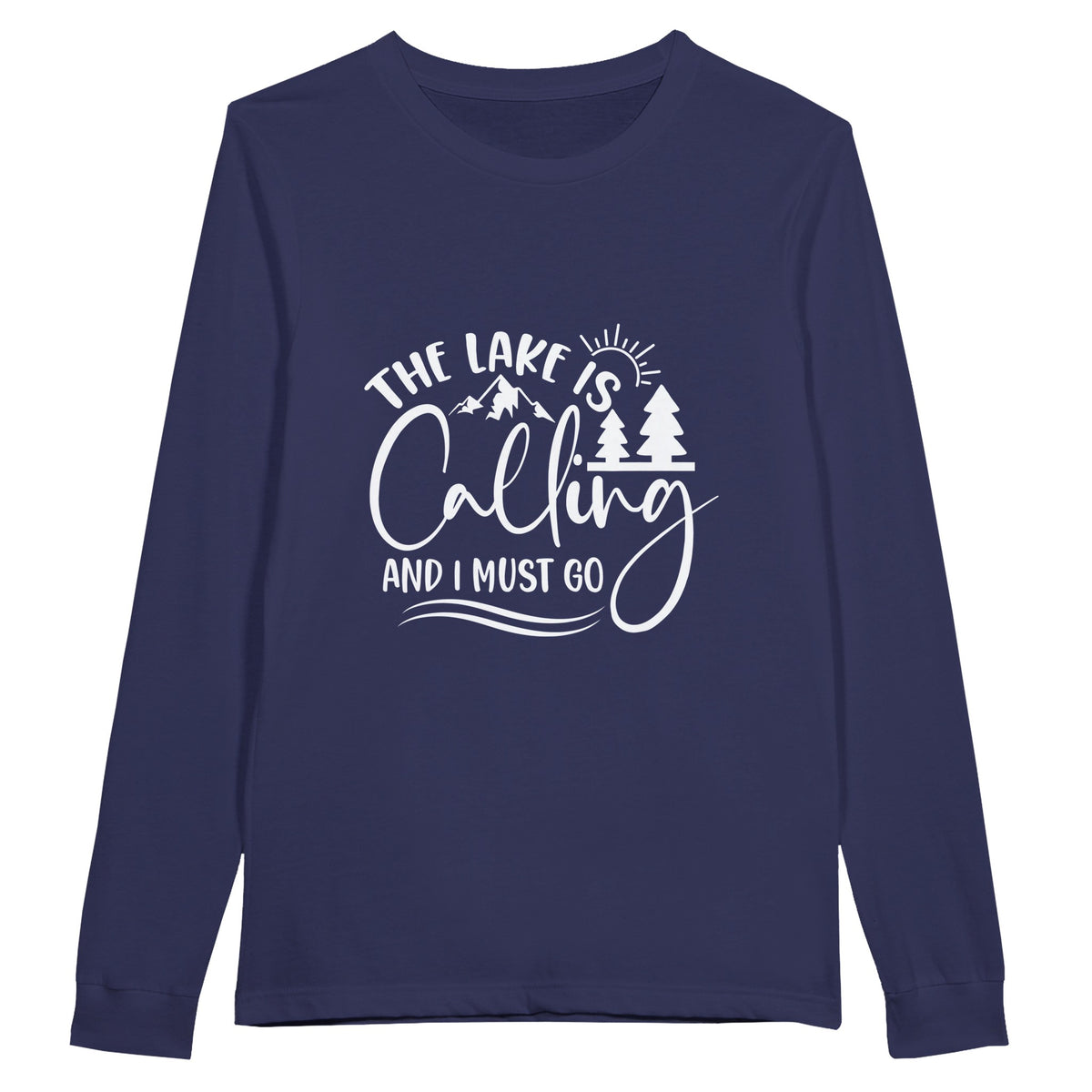 Serenity Beckons - Long Sleeve Cotton Classic - Storm - Sweatshirt