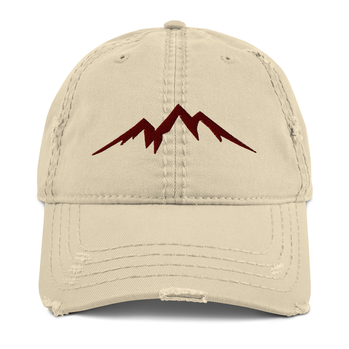 Mountain Vista Distressed Dad Hat - -