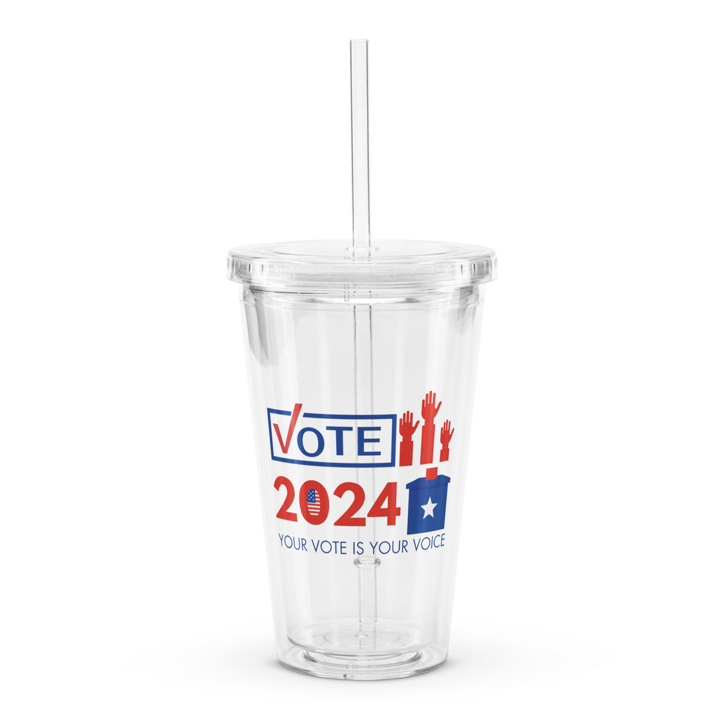 Patriotic Sips - Vote 2024 Tumbler - - Tumblers