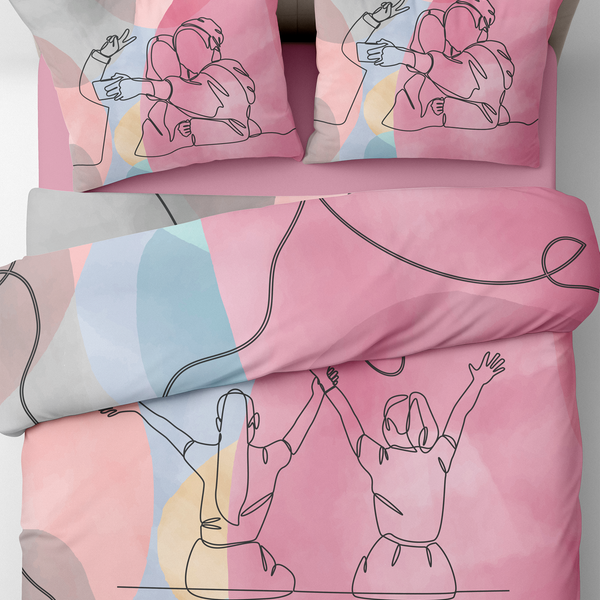 Together We Rise - Friendship-Inspired Bed Set - - Home Decor